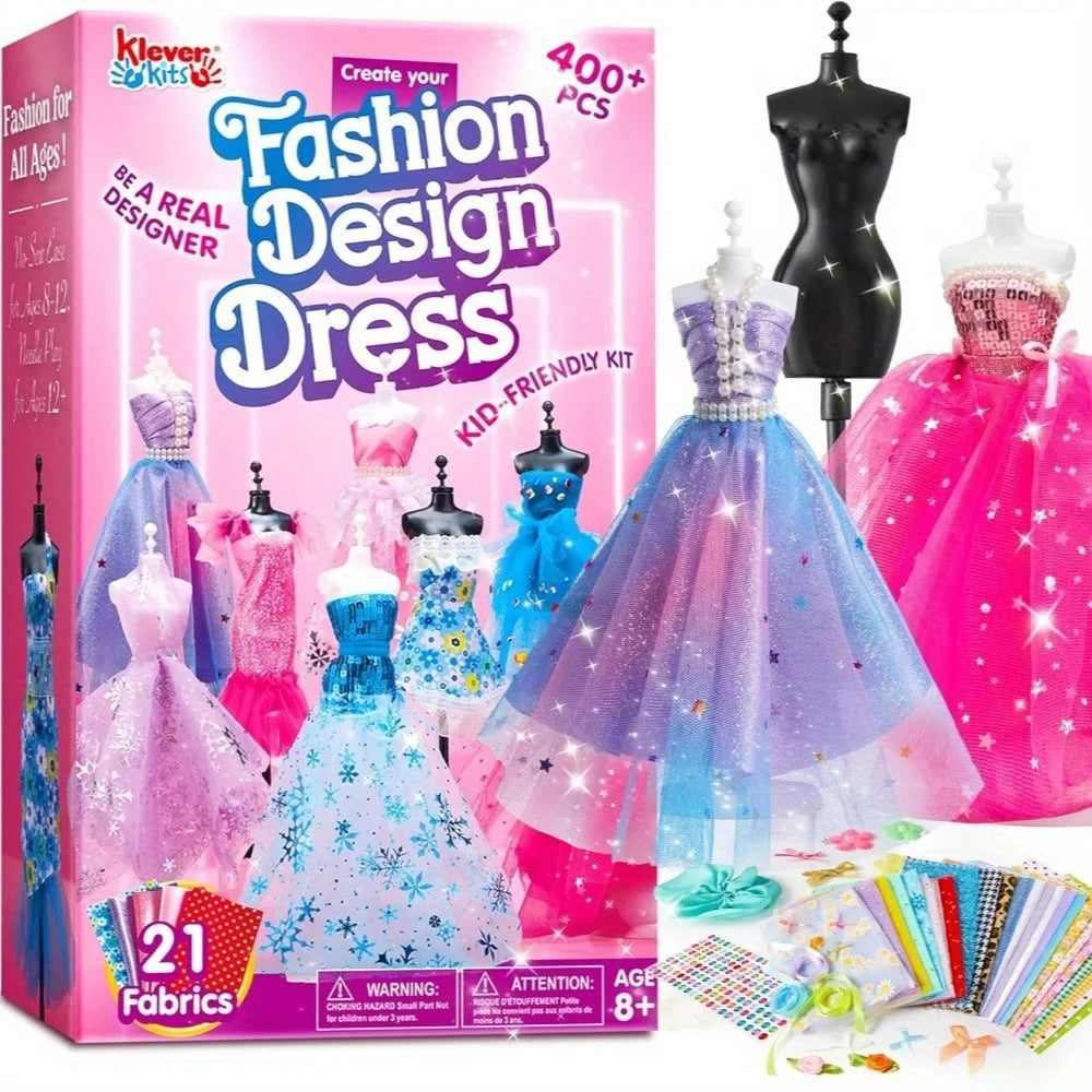 JOYFY 400+PCS Fashion Design Crafts for Kids Art and Crafts