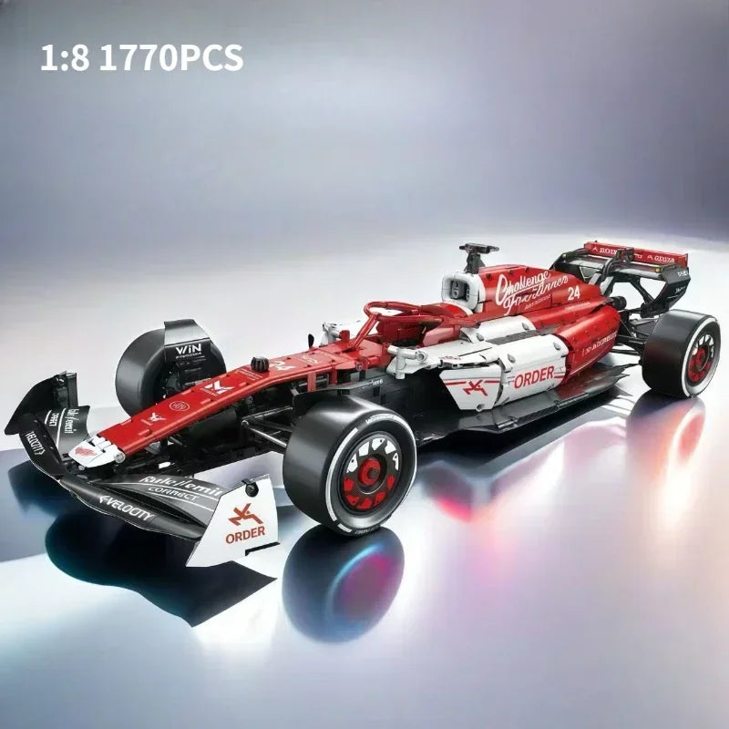 Formula Racing Building Block Toy 1:8