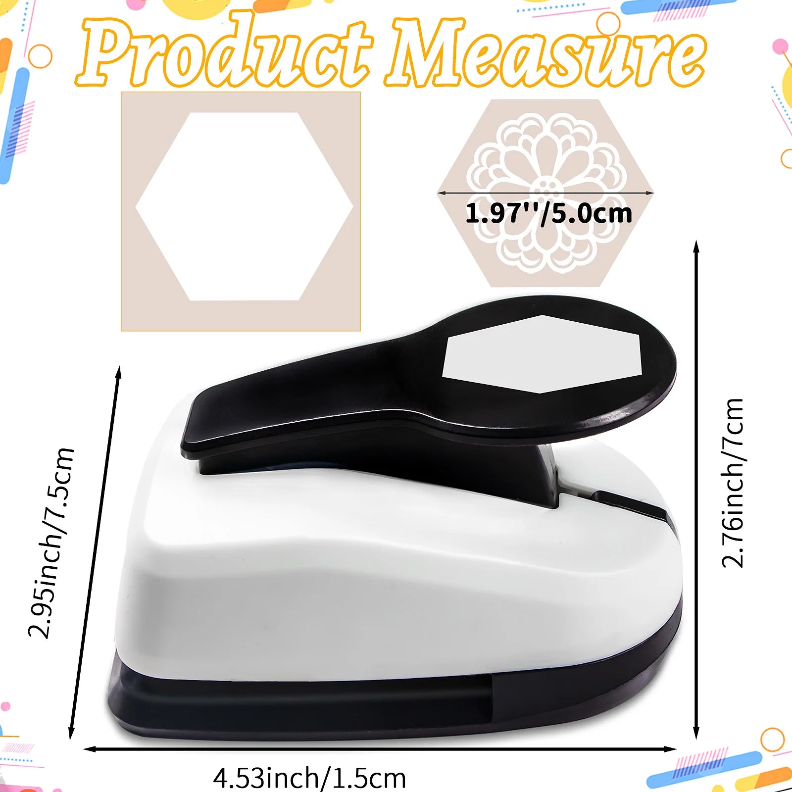 Square Paper cutter tool crafts Hole Punchers Set 1