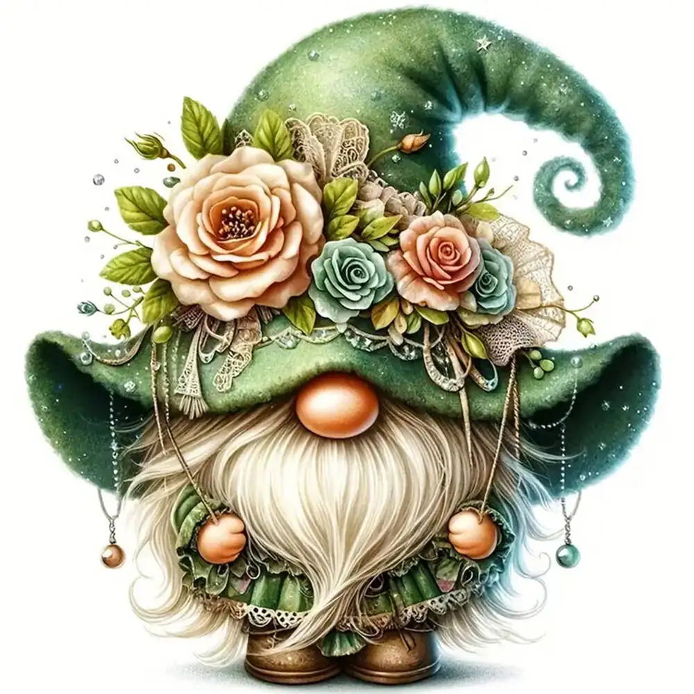 Diamond Dwarf Mushroom  Gnome Full Drill