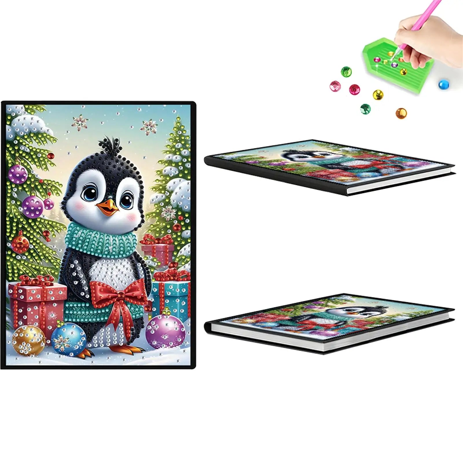 50-Page A5 Size 5D DIY Diamond Art Painting Notebook