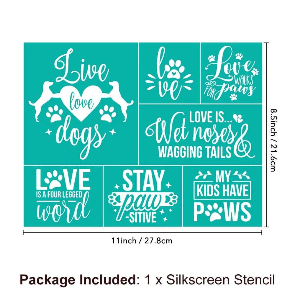 Silkscreen Stencil Reusable Self-Adhesive Silk Screen Printing Silk