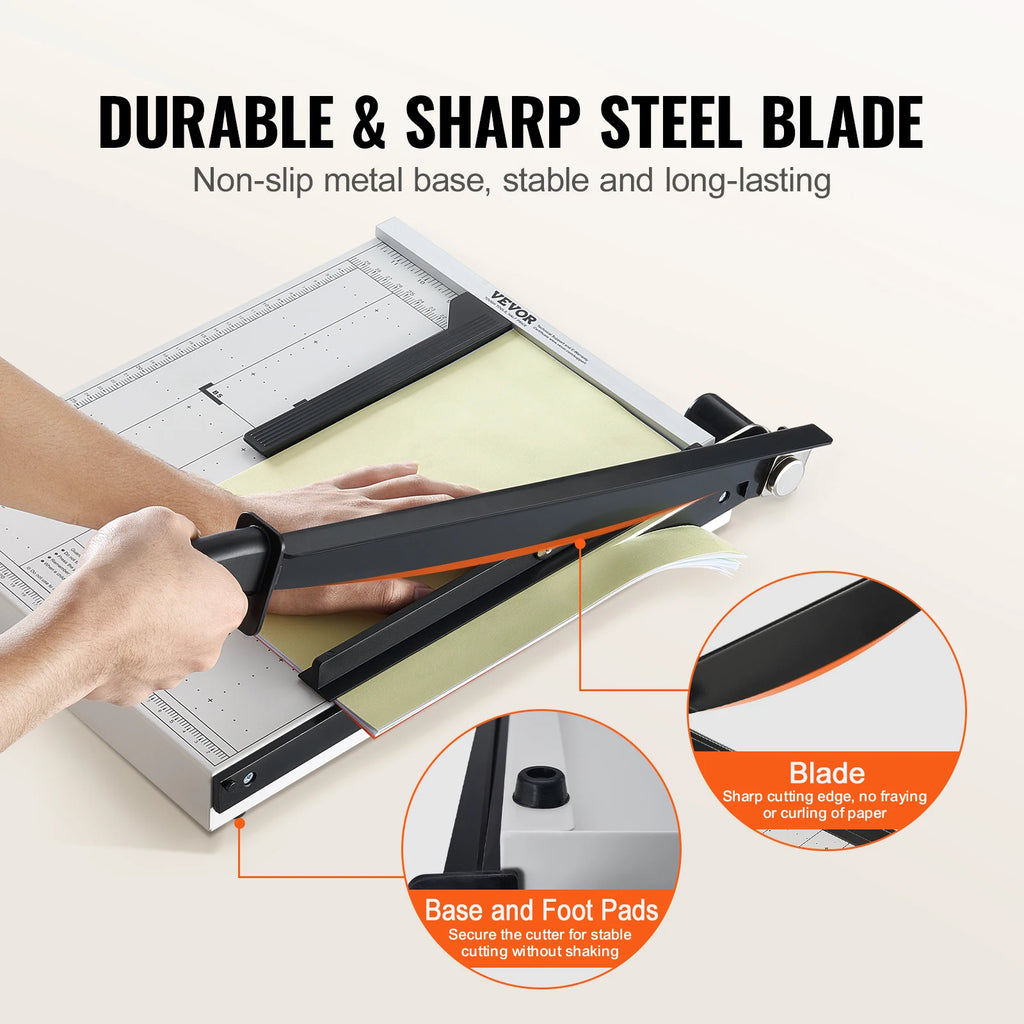 SucceBuy Heavy Duty Paper Cutter for Home Office School