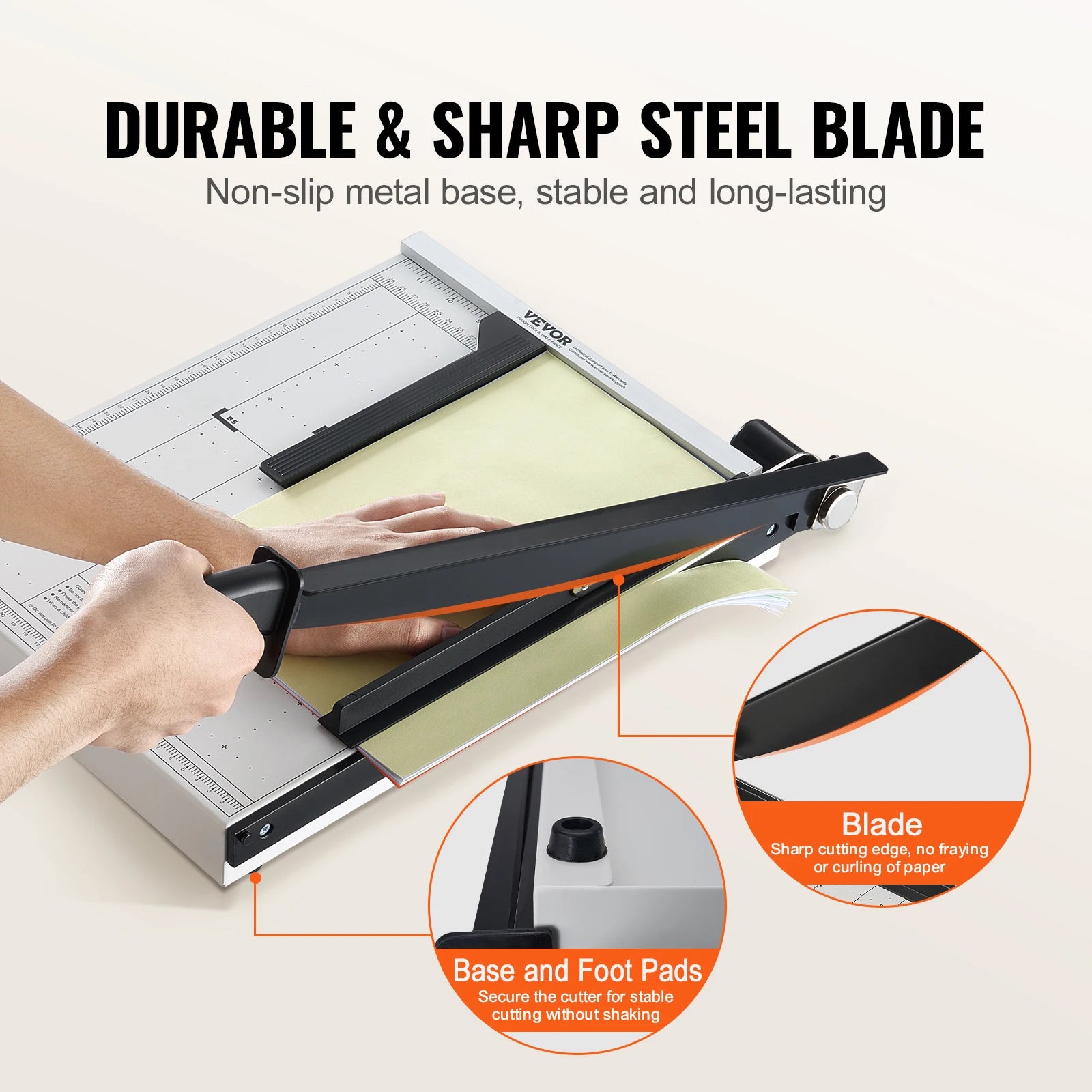 SucceBuy Heavy Duty Paper Cutter for Home Office School