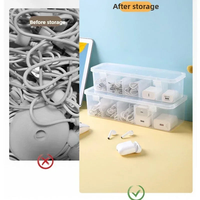 Organizer with Lid Clutter Collection Box for Office Home