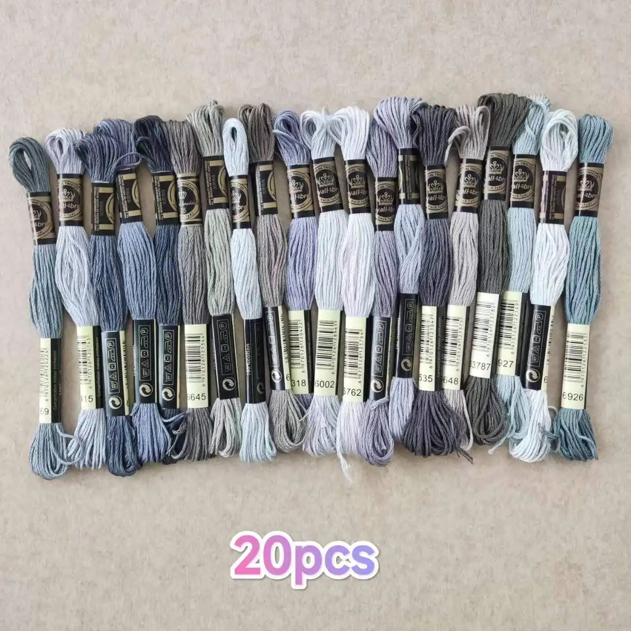 100% Cotton High Quality Cross stitch Floss Embroidery thread  Hand Knitting Sewing Weaving 8m 447 color