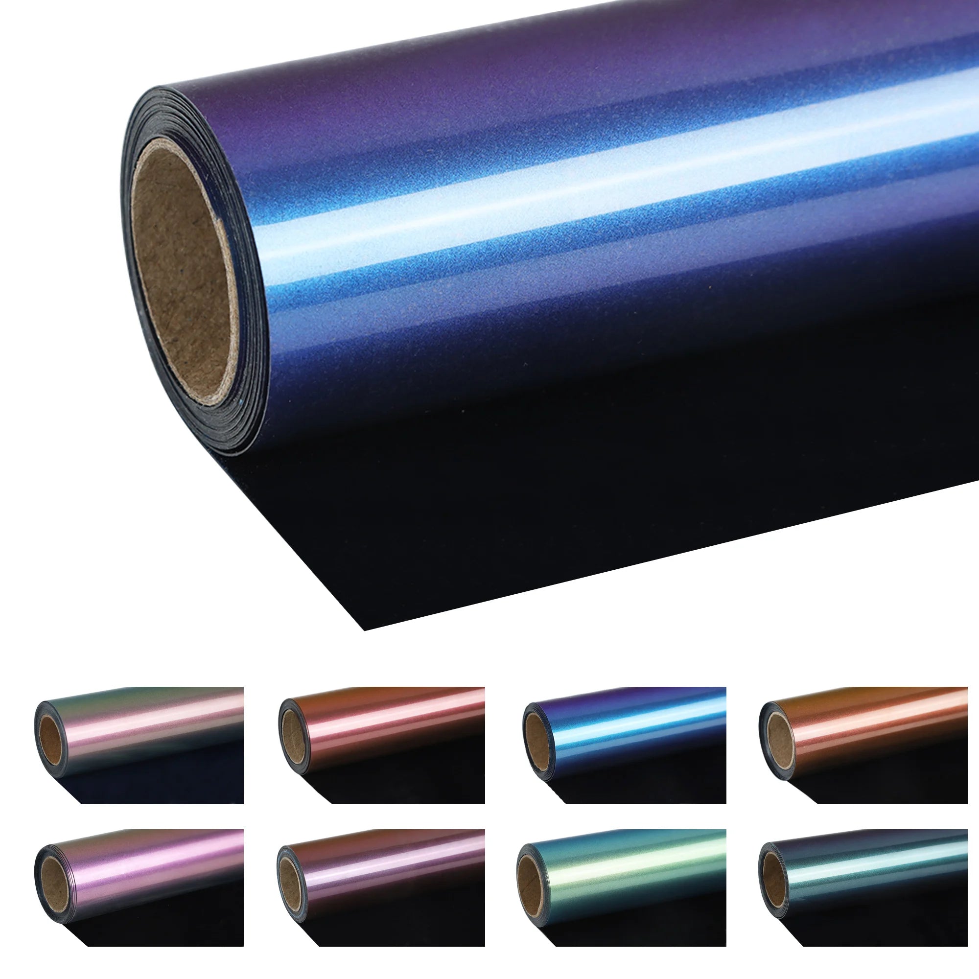 Chameleon PU HTV Vinyl, Iron On Vinyl For All Cutter Machine, Easy to Cut &Weed