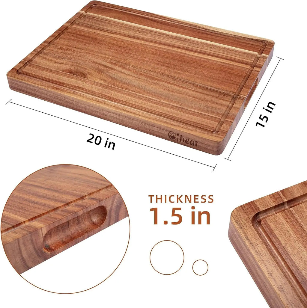 Acacia Wooden Cutting Board For Kitchen