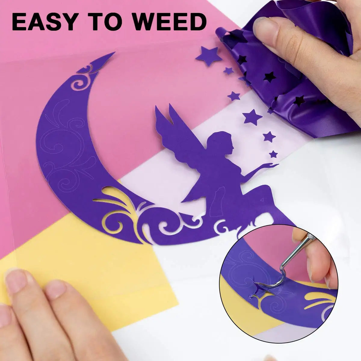 HTVRONT 12 Pack 12inX5ft Heat Transfer for shirts and hats