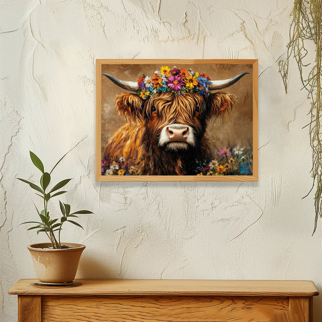 1pc 30X40CM/11.8*15.74inch cattle stamped cross stitch kit DIY kit 11CT/14CT Hanging Painting Wall decoration for gift