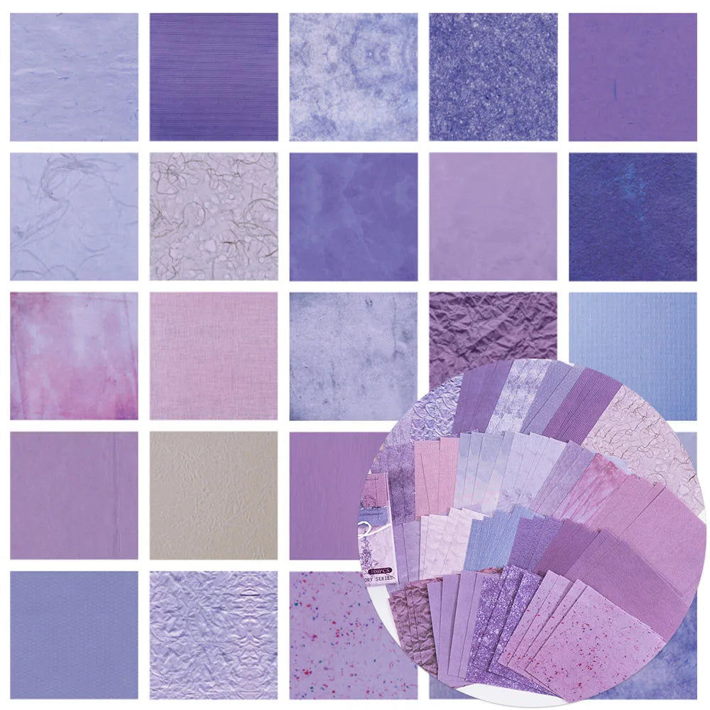 Colorful  Background Craft Paper Junk Journal Planner Scrapbooking