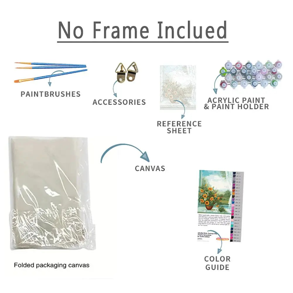 40x50cm Oil Painting By Numbers For Adults Horse Animal Paint By Number