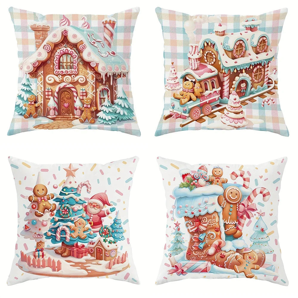 Christmas Gingerbread  pillowcase,  cushion cover