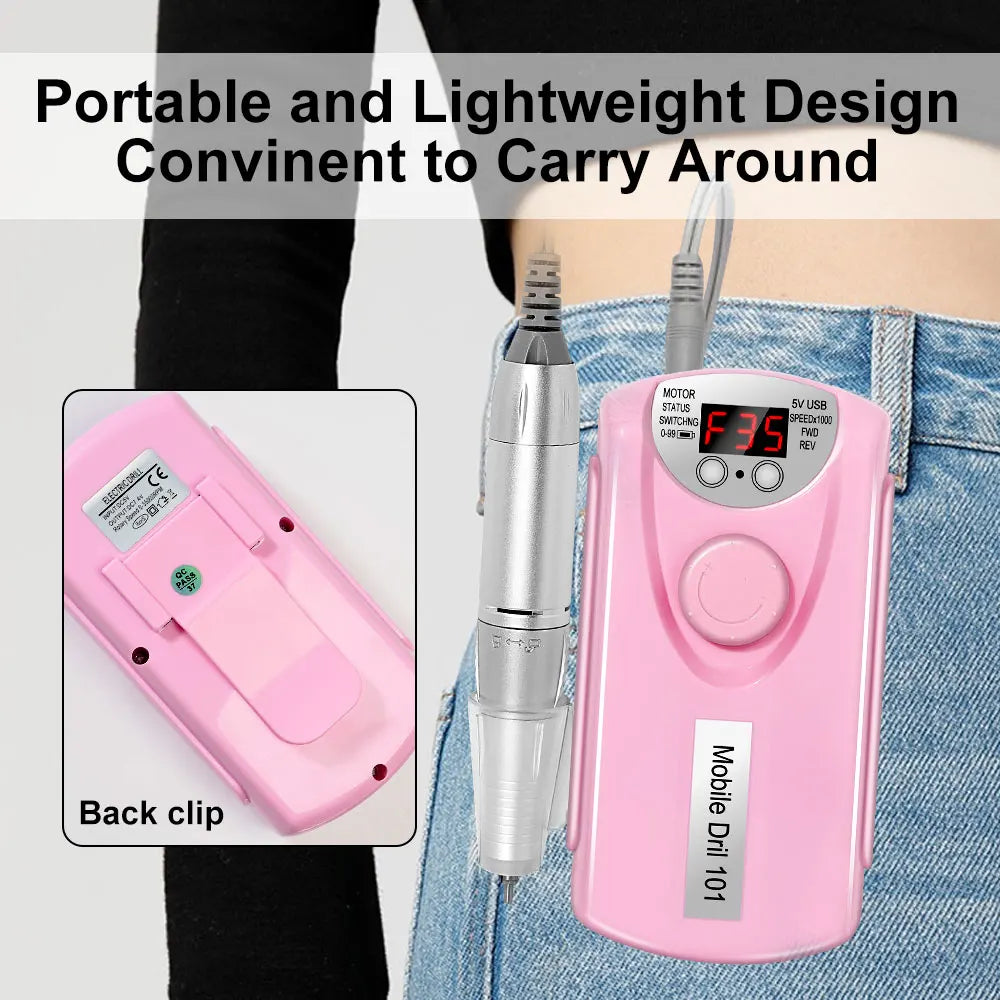 35000RPM Professional Electric Nail Drill Motor Tool