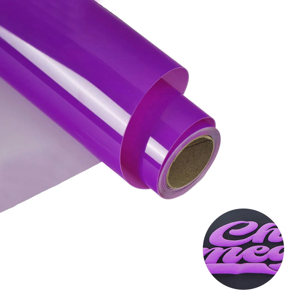 3D Puff HTV Vinyl Roll Puff Heat Transfer Suitable for T-shirts and shirts 12 "x 9 feet
