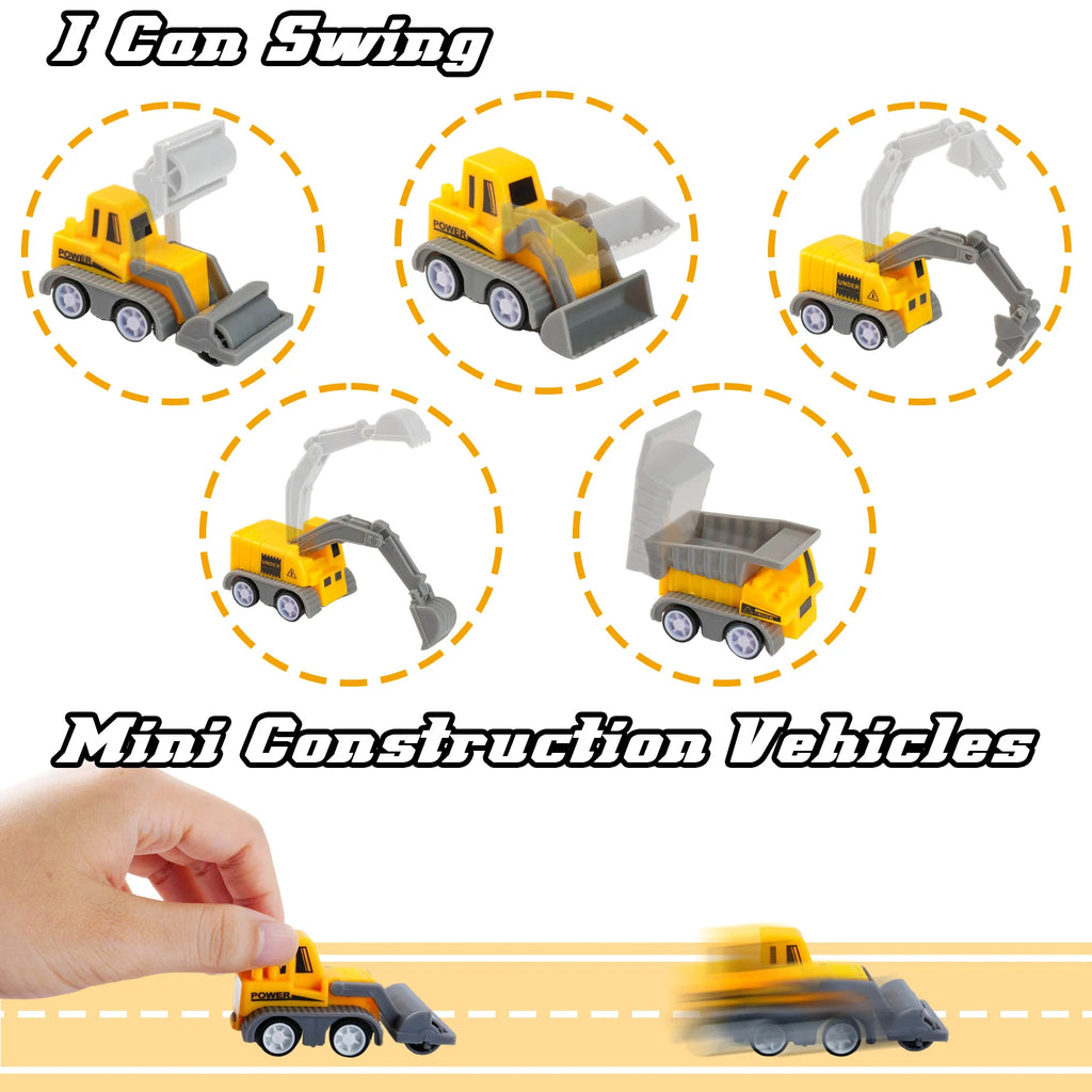 Play Sand Art Kit with 7 Construction Truck,