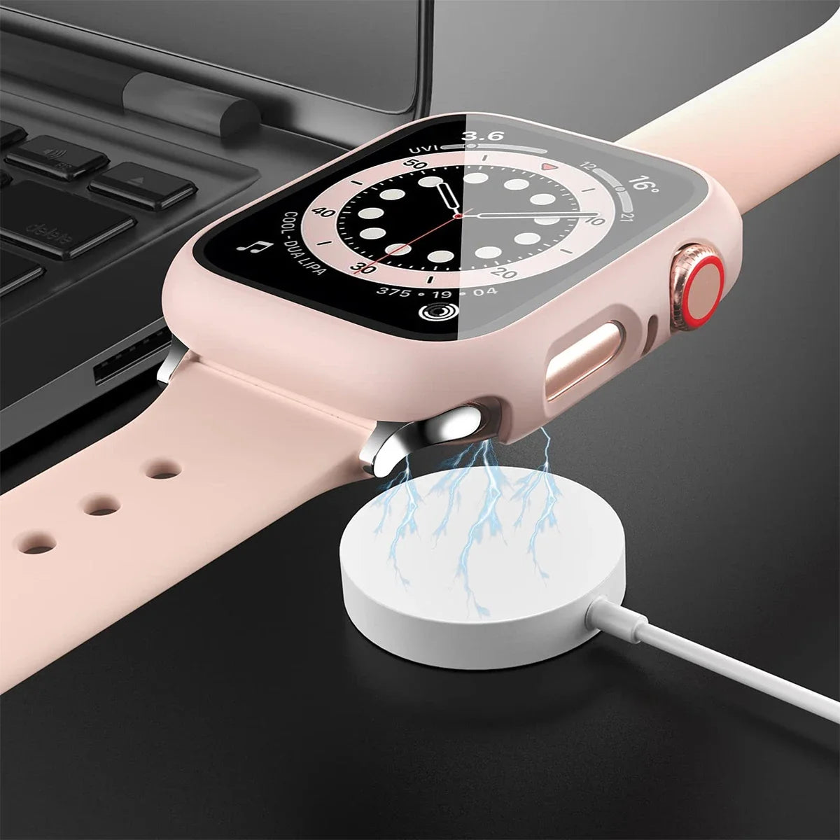 Tempered Glass+Cover For Apple watch Case  Screen Protector Apple Watch Accessories