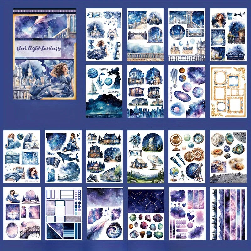 Winter Wonderland Sticker Book, Scrapbooking DIY Craft Supplies