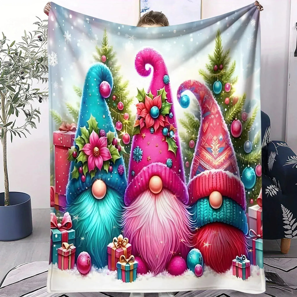 Fantasy Gnome Flannel Blanket