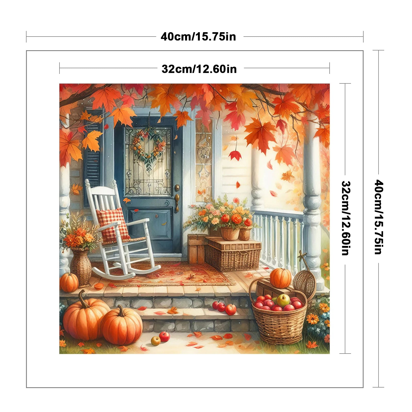 Scenery Printed Cross Stitch Kit DIY 11CT