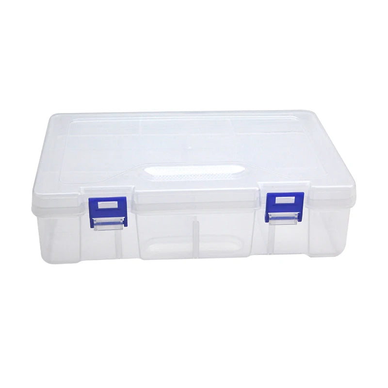 1/3/5pcs Transparent plastic storage box
