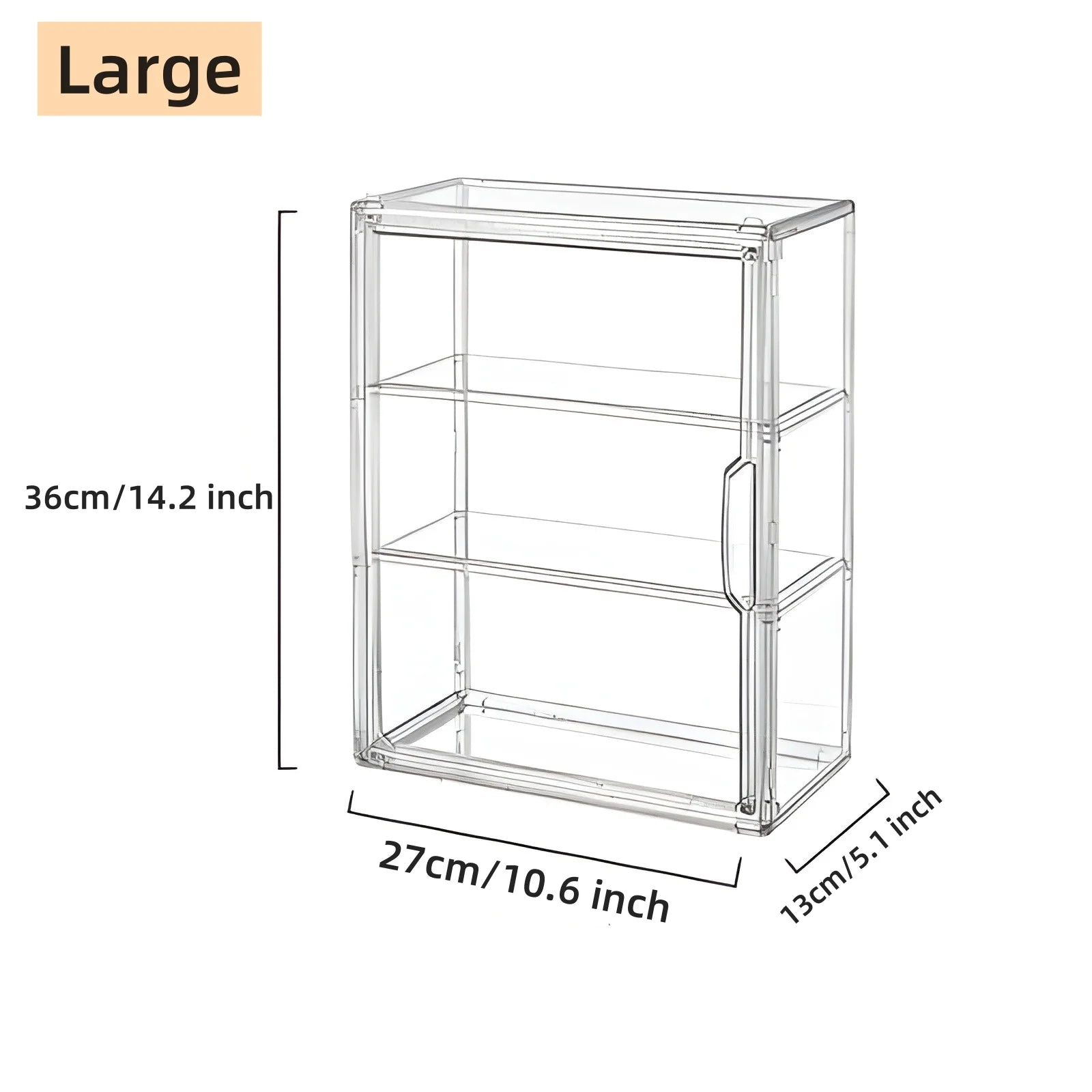 Figurine Showcase Wall Mounted Collectibles Box