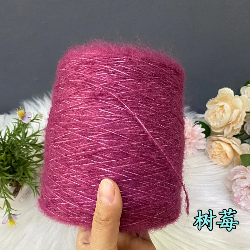 500G/PC Mohair Yarn High Quality Super Soft And Warm