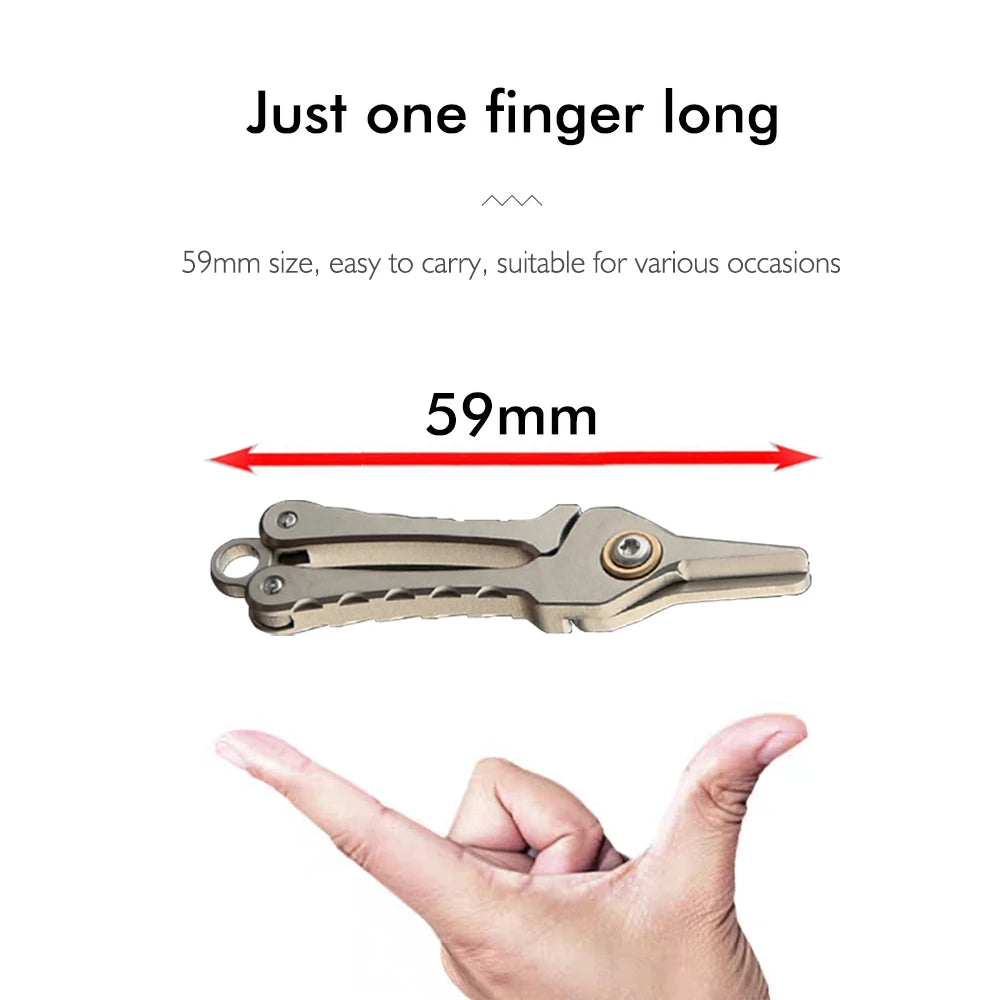 Portable Key Chain Accessory Beard Trimmer Eyebrow Trimmer