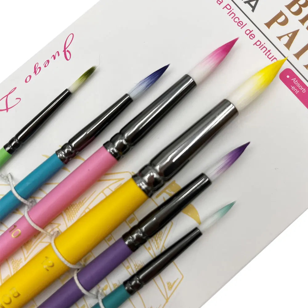 Professional Artist Paint Brush Set - 6 PCS,