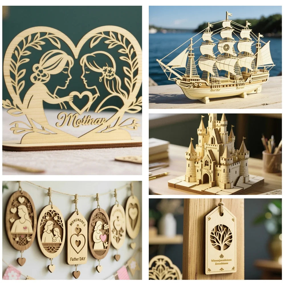 Basswood Sheets for Craft 3mm Thick Unfinished Wood Plywood