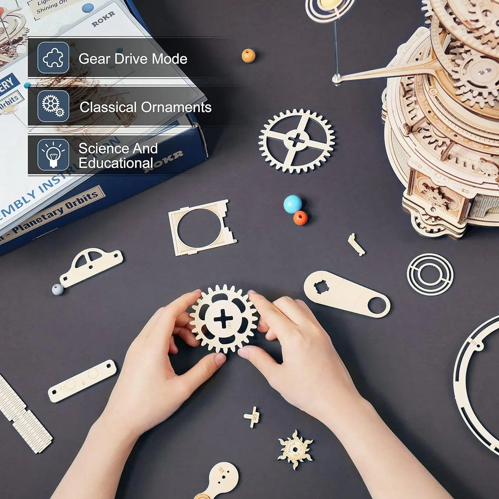 Robotime Rokr 316PCS Rotatable Mechanical Orrery