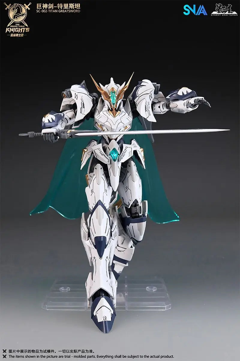Titan Greatsword Tristan Assembly Model Kit SC-009 Divine Invoker Percival The Round Table Knights Figure