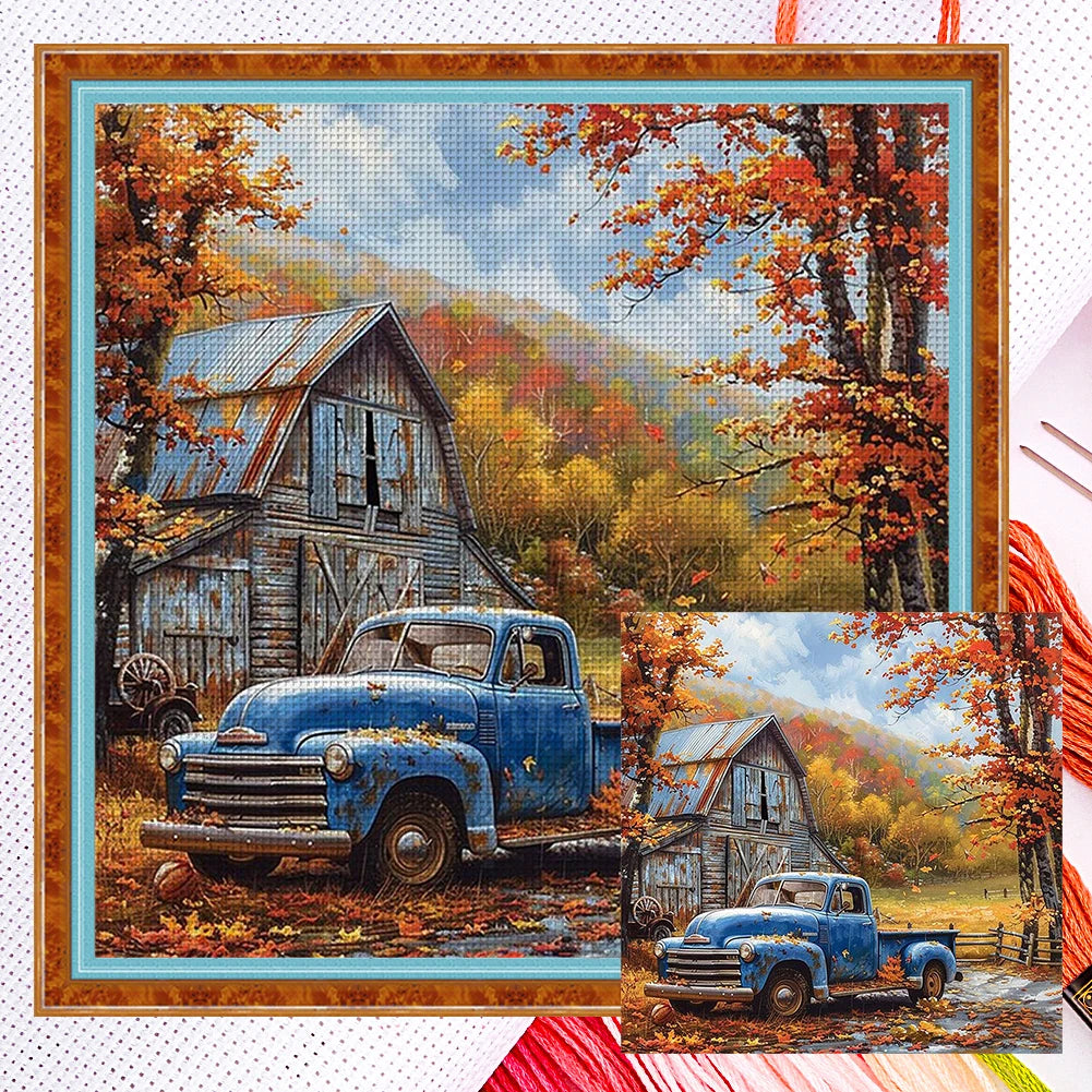 Full Embroidery cotton Thread 11CT Counted Landscape Cross Stitch Kit