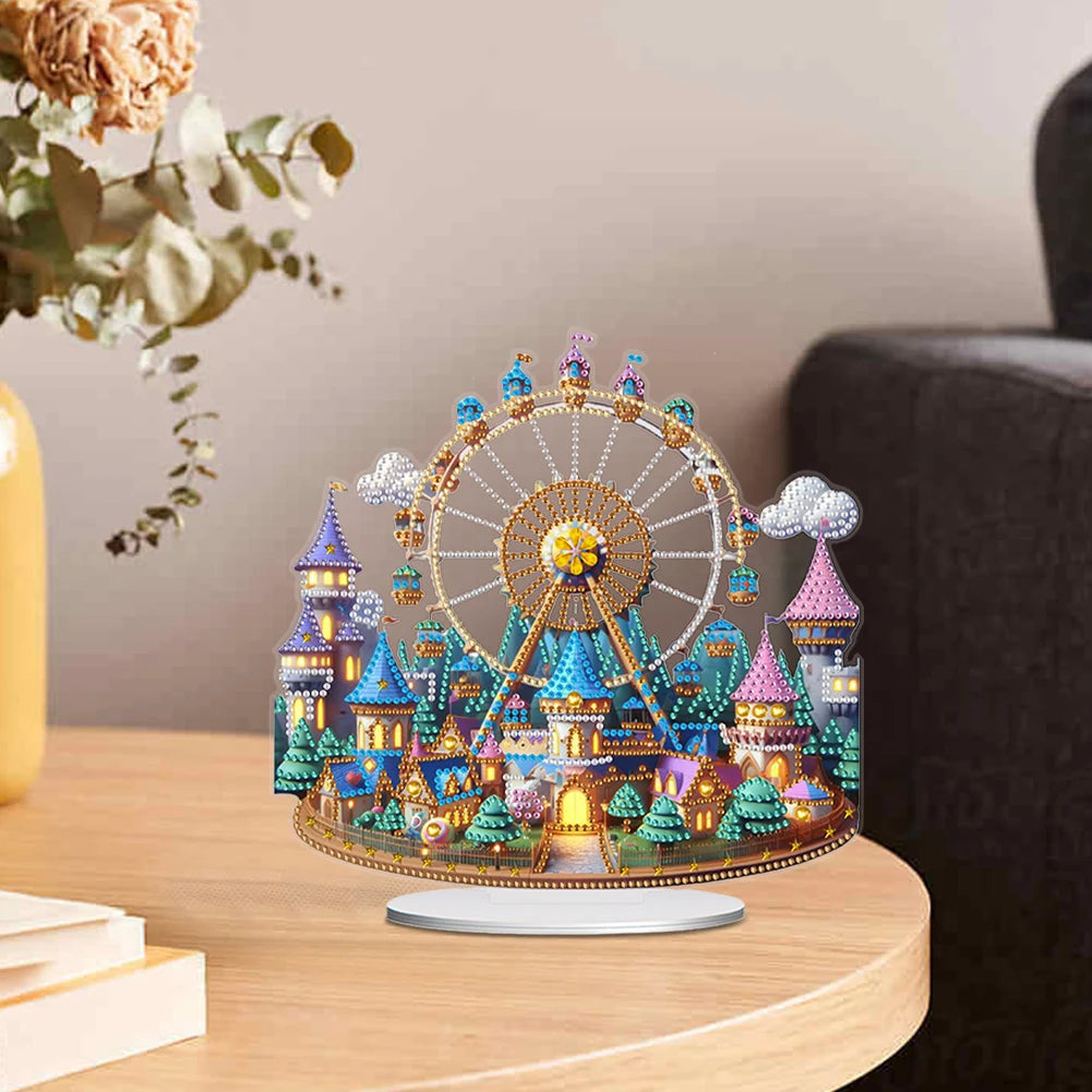 Acrylic Special Shaped Beautiful Ferris Wheel Desktop