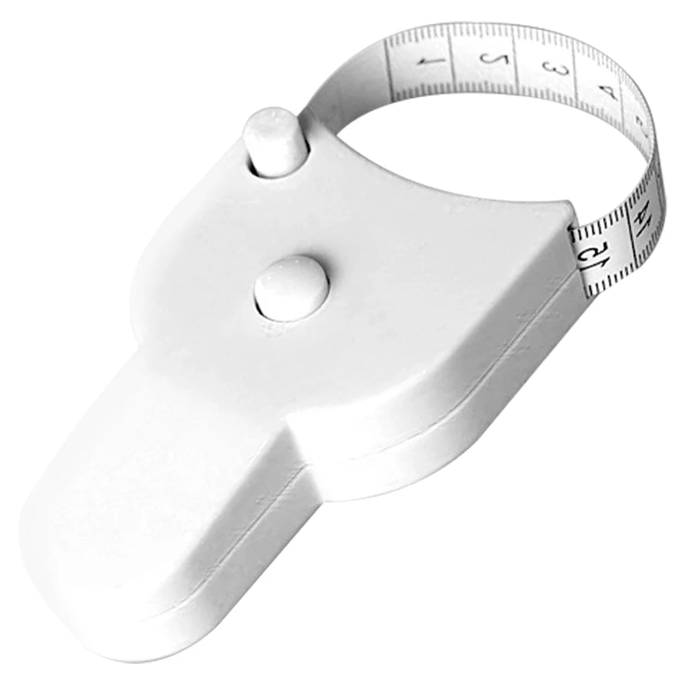 Push Button Retract Self-Tightening Measure Ruler