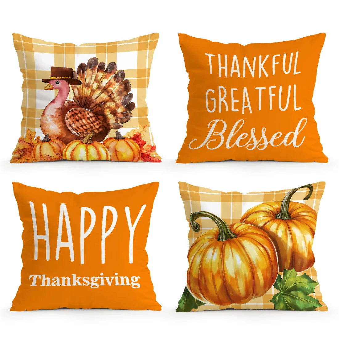 holiday 4-piece Set 40/45/50cm Cushion Cover  Pillowcase