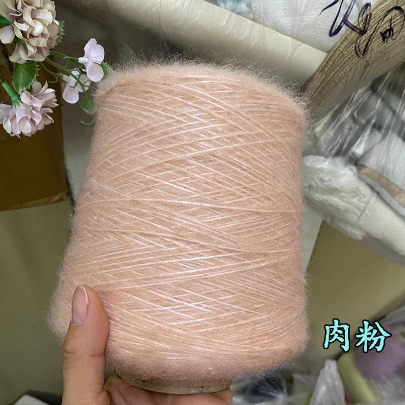 500G/PC Mohair Yarn High Quality Super Soft And Warm