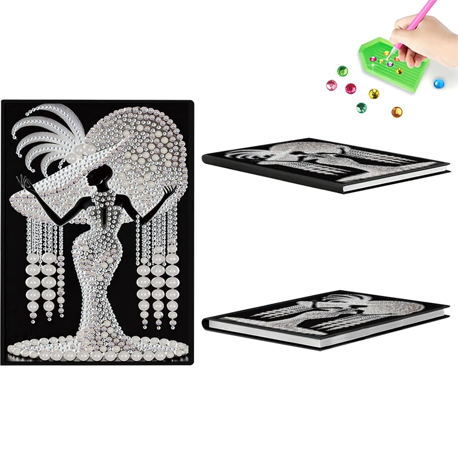 50-Page A5 Size Diamond Painting Diary Book