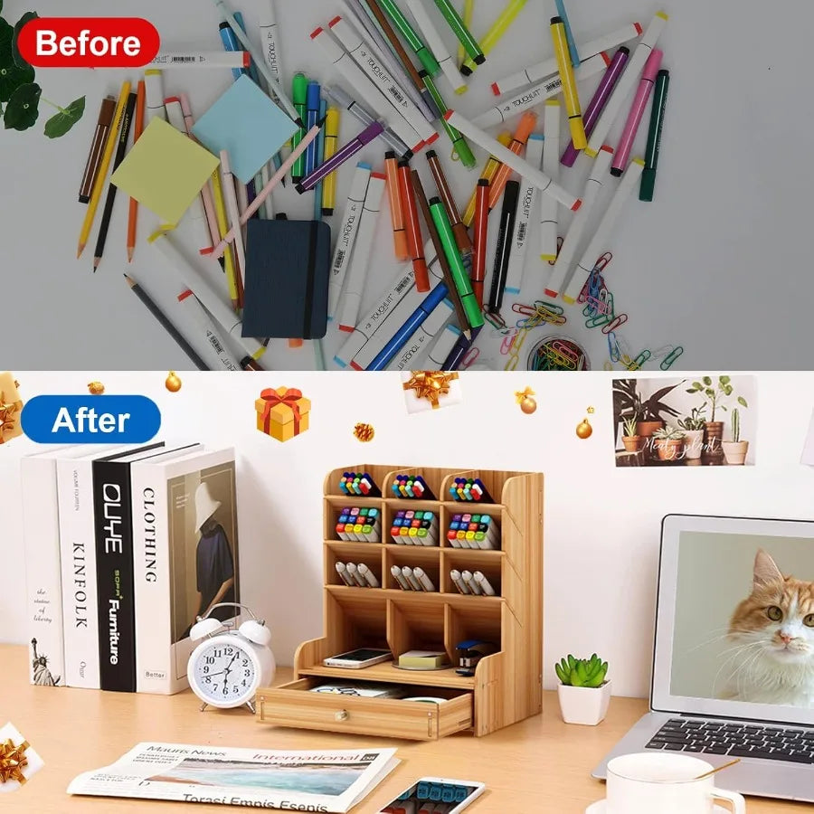 Multi-Functional DIY Pen Holder
