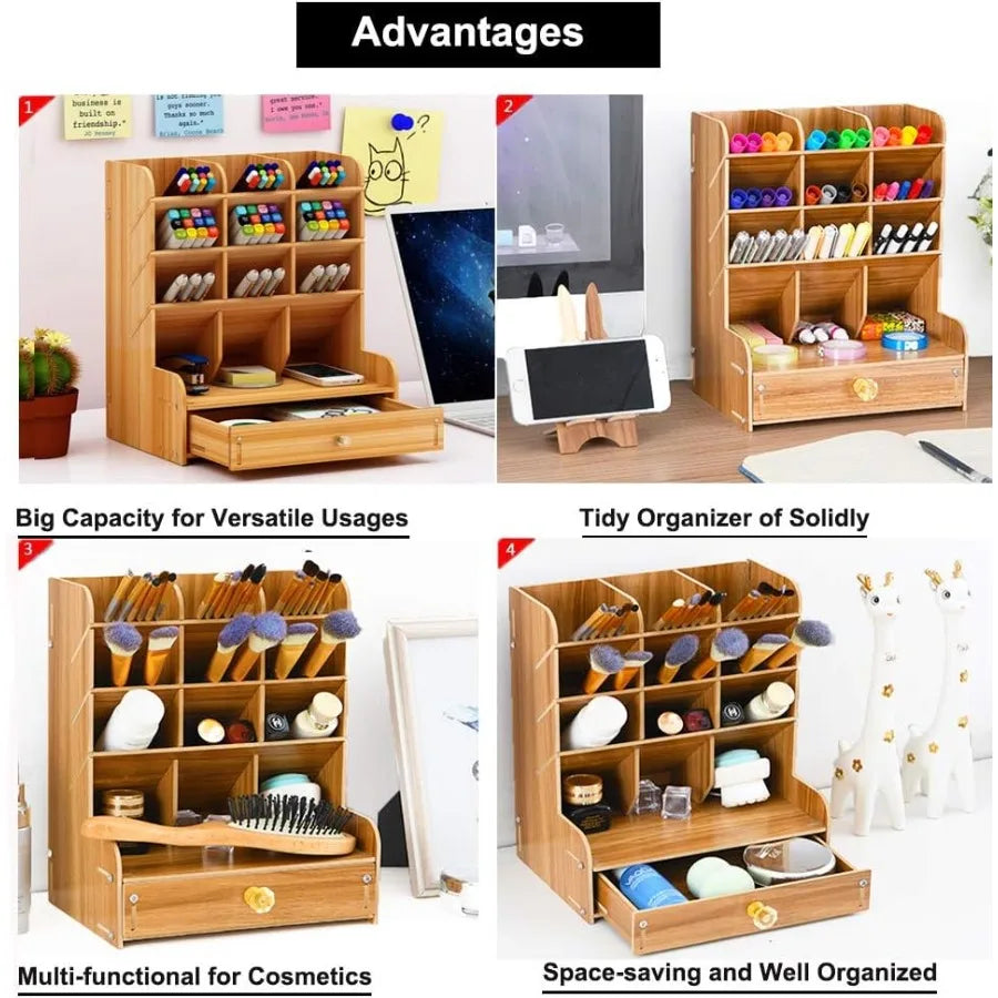 Multi-Functional DIY Pen Holder