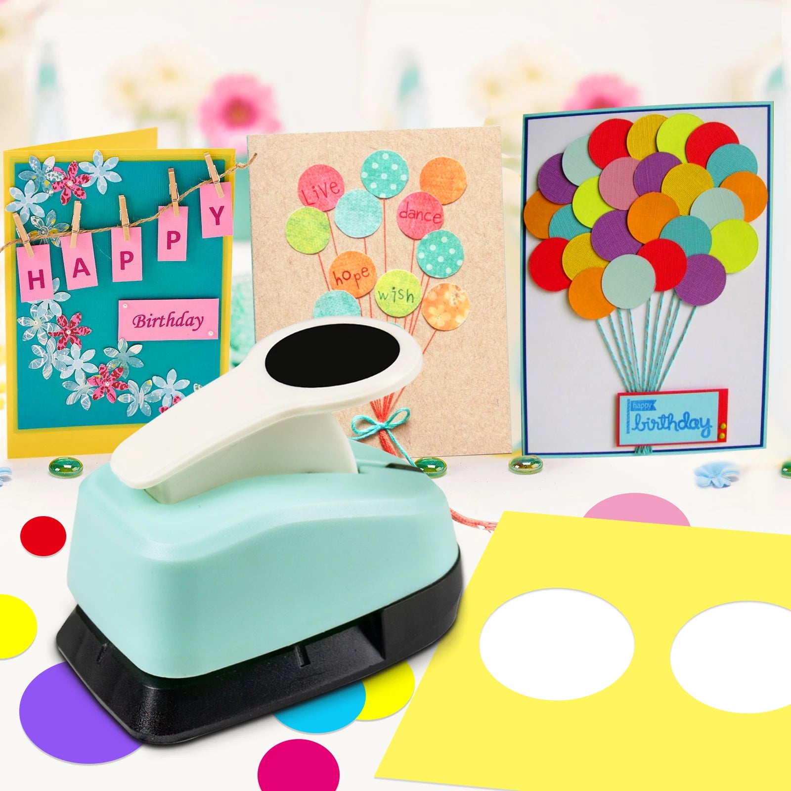 Circle Puncher Cutter Tool Set 5 sizes