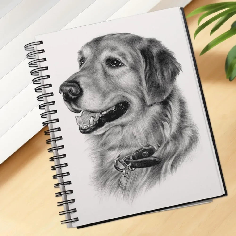 8.5x11 inch hardcover sketchbook,