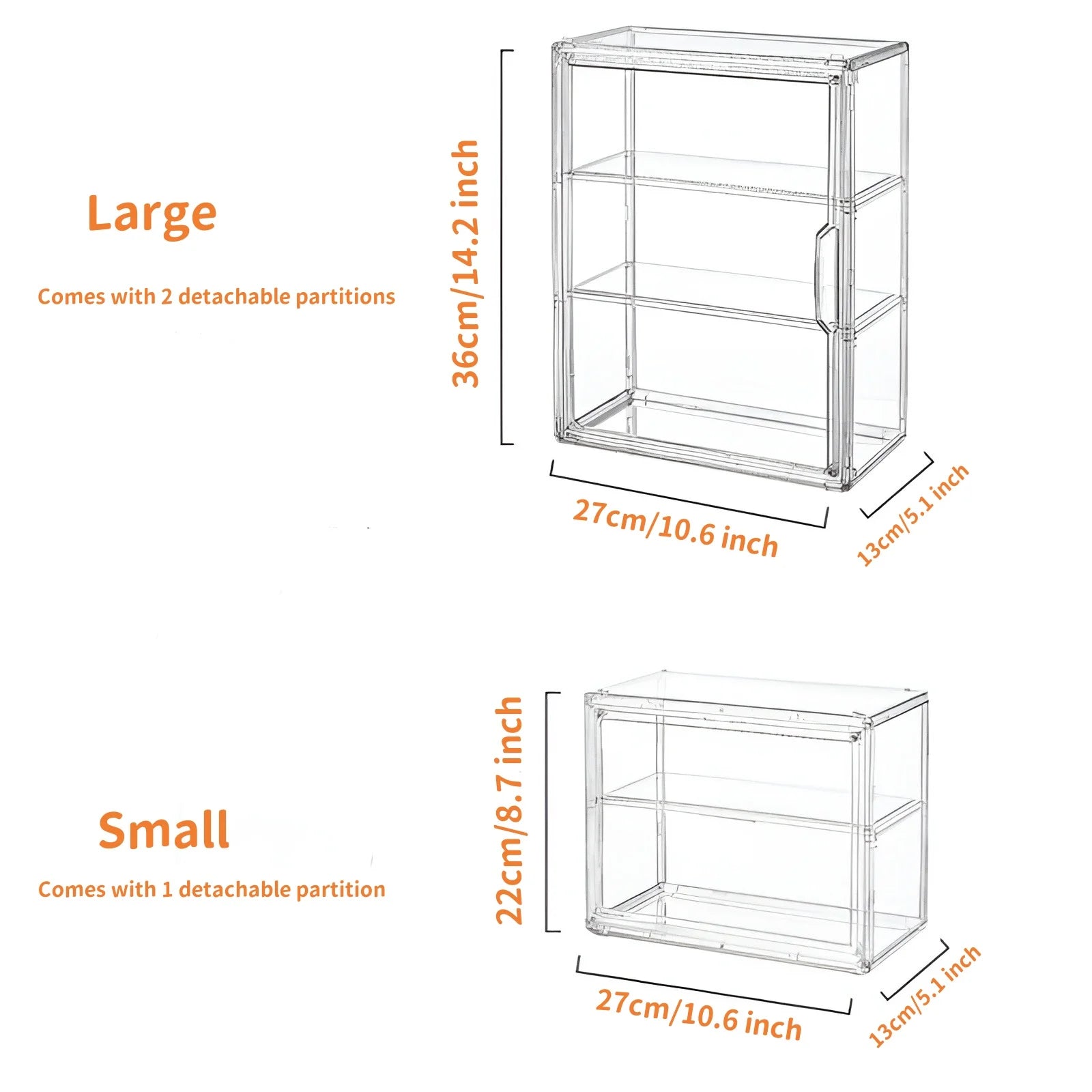 Figurine Showcase Wall Mounted Collectibles Box