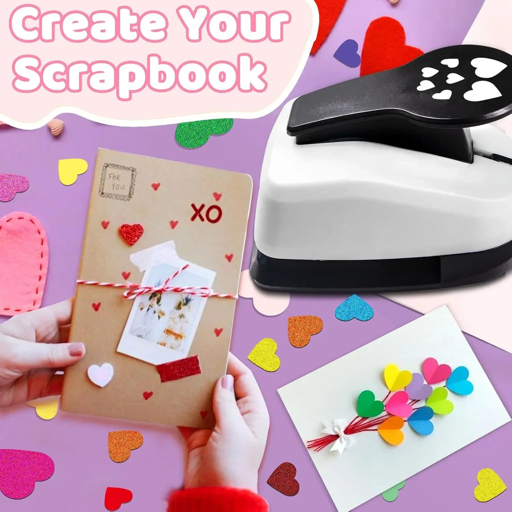 Heart punch for weddings, scrapbooking, card making