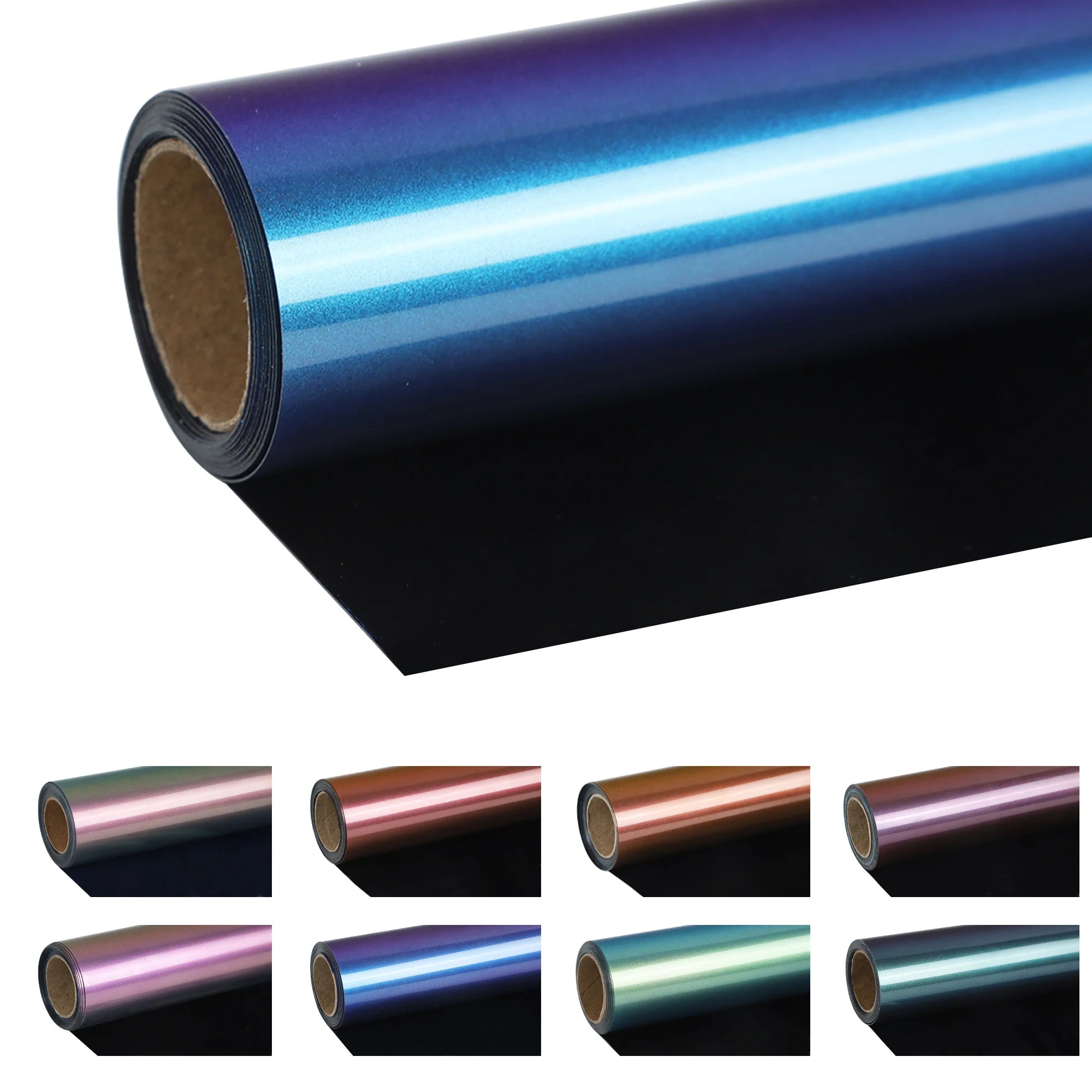 Chameleon PU HTV Vinyl, Iron On Vinyl For All Cutter Machine, Easy to Cut &Weed