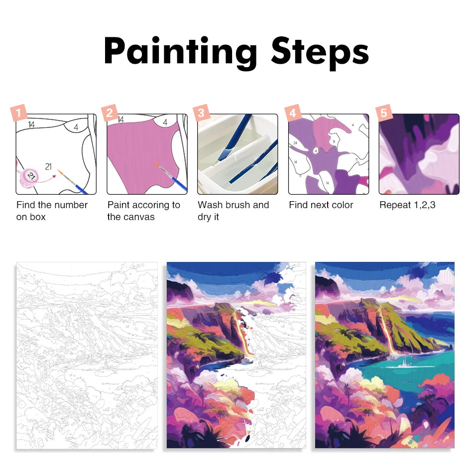 Paint By Numbers Cute dog Animals