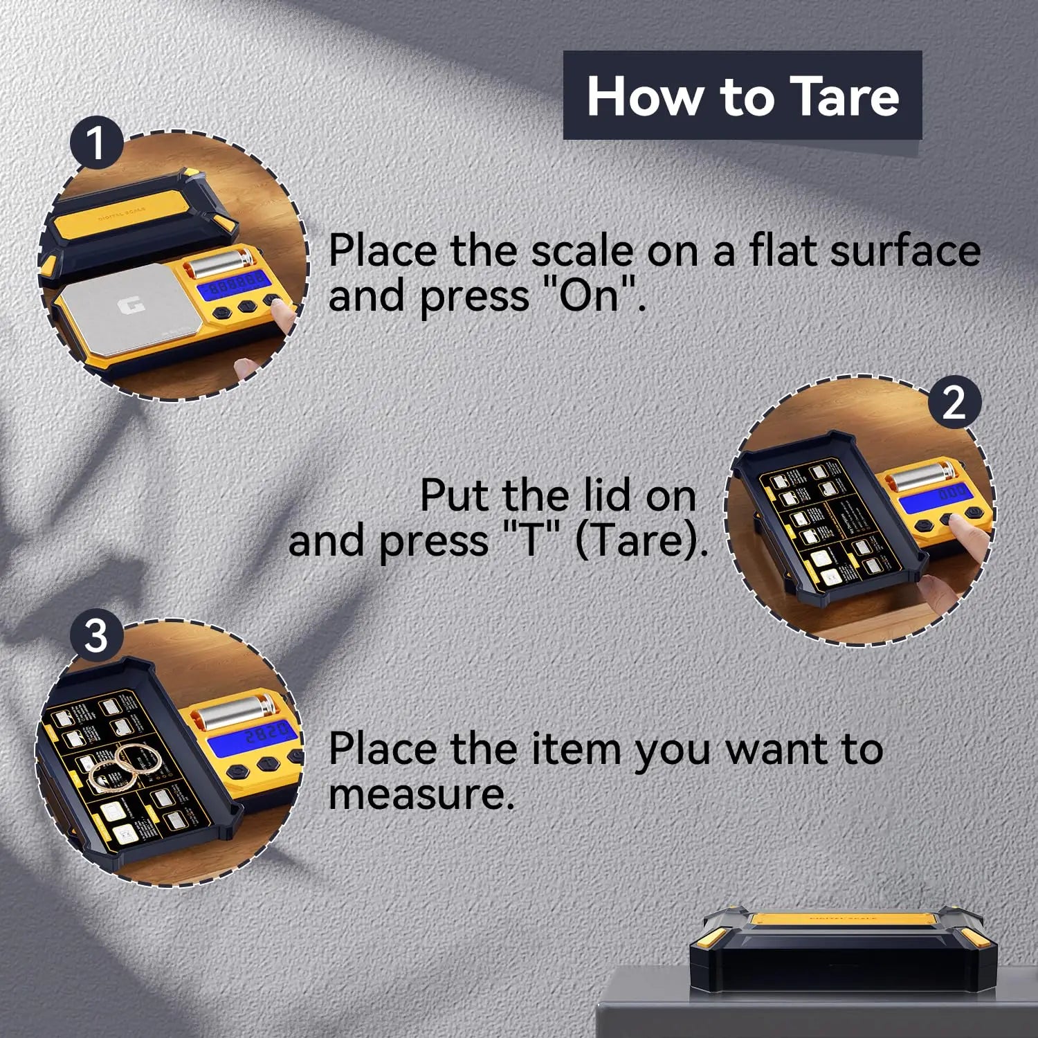 small high precision portable digital weights for jewelry, diamonds, powders