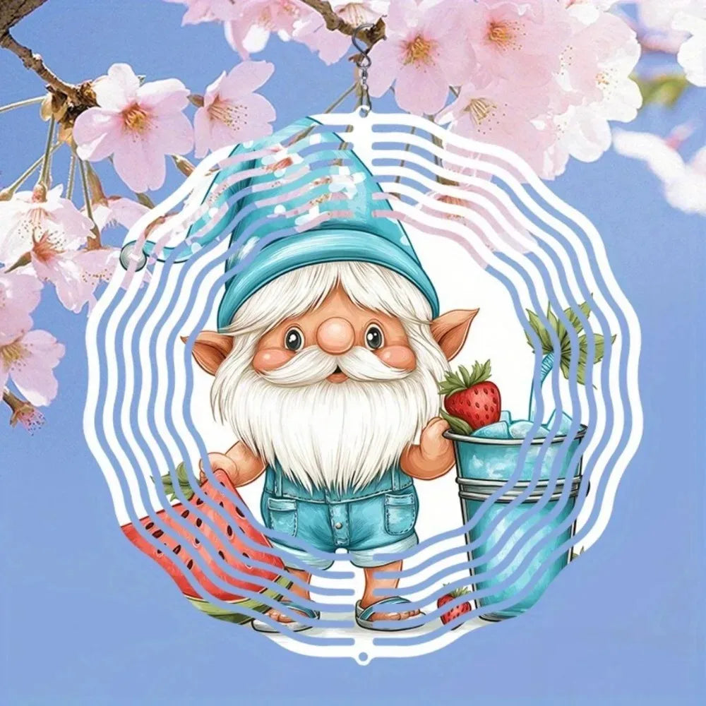 Gnome Design Summer Elf Wind Spinner -