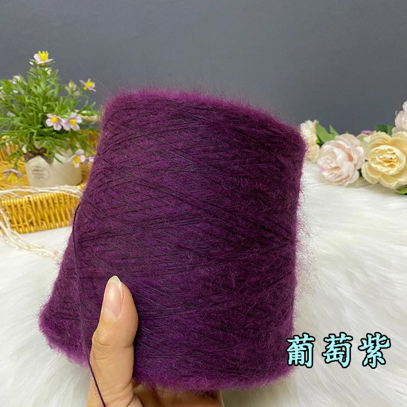 500G/PC Mohair Yarn High Quality Super Soft And Warm