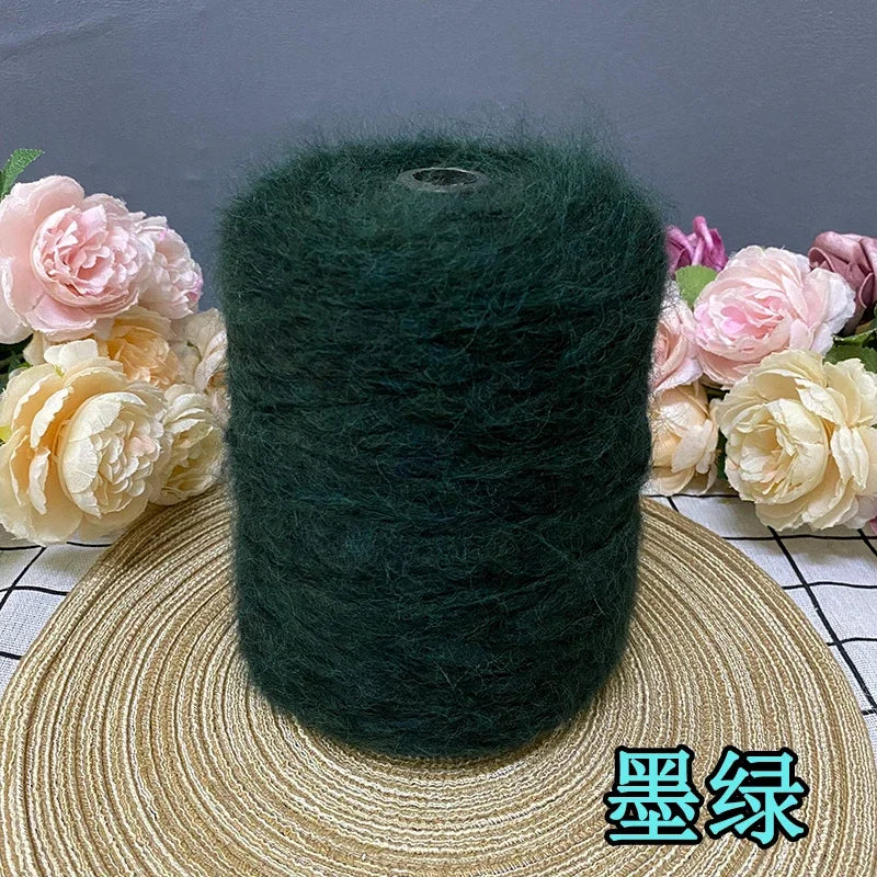 500G/PC Mohair Yarn High Quality Super Soft And Warm